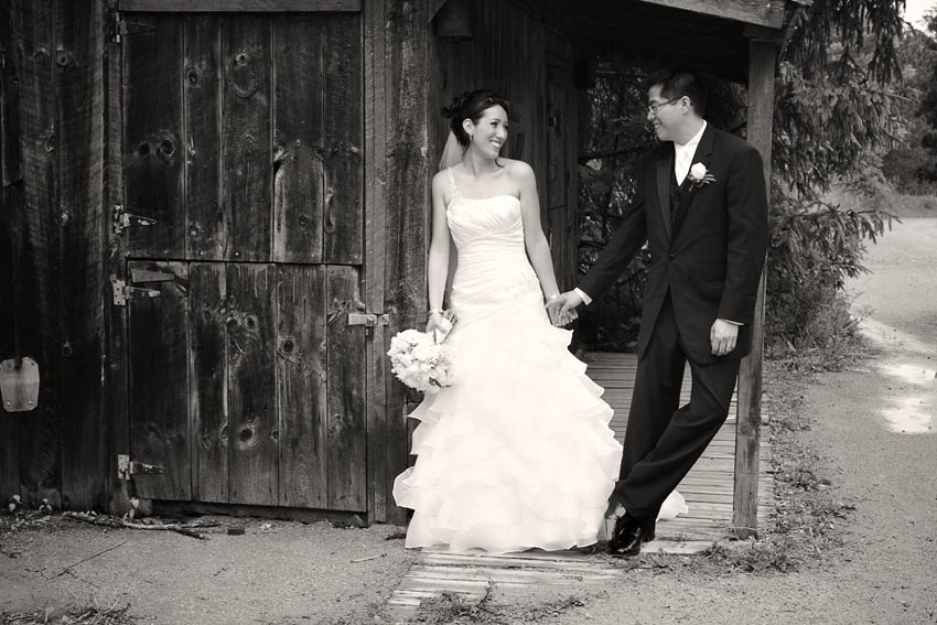 wedding at the Kortright Centre