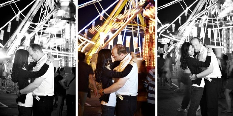 engagement photos at the CNE - silverlight photography
