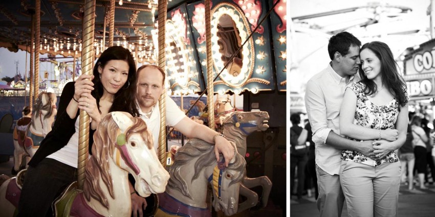 Toronto CNE engagement photos