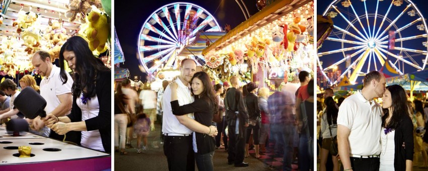 engagement photos at the ex, by Silverlight Photography