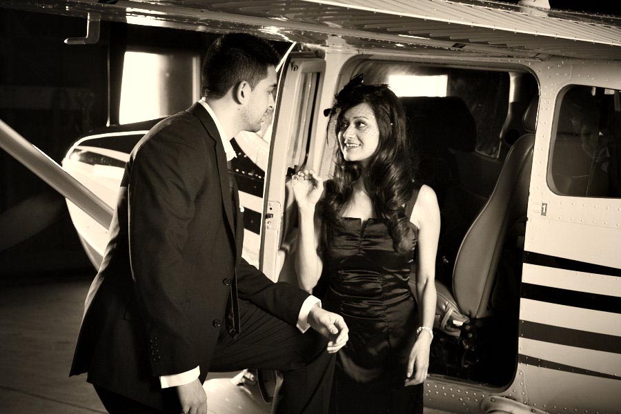 bishop-airport-engagment-1 billy bishop airport engagement session