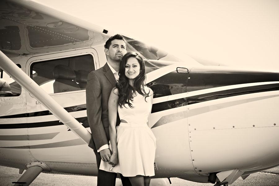 bishop-airport-engagment-5 toronto island airport engagement session