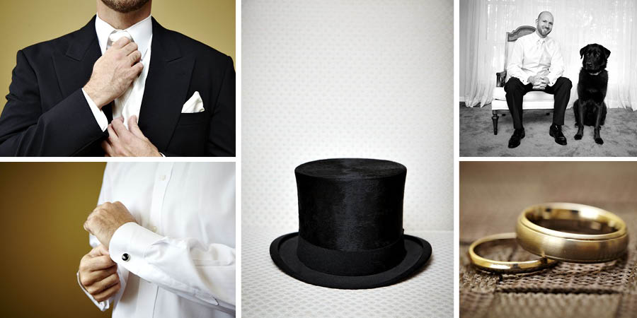 groom top hat getting ready photography