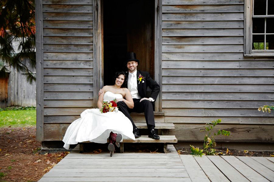 black creek fall wedding by silverlight photography