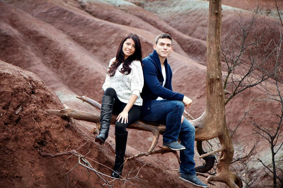 caledon fall engagement session by silverlight photography