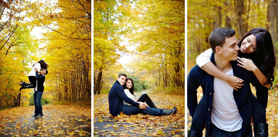 caledon fall engagement session by silverlight photography