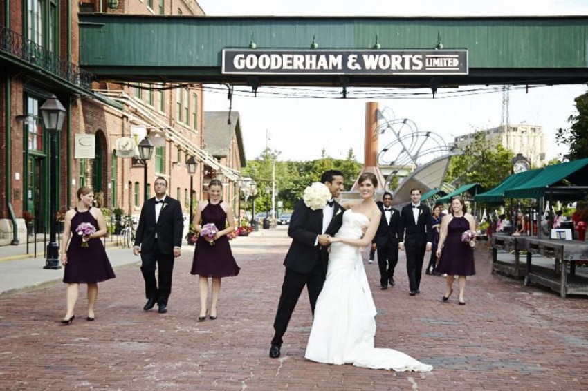 distillery district toronto wedding