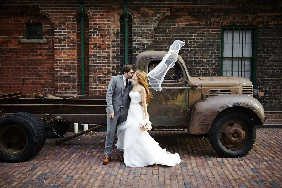 distillery district wedding photography