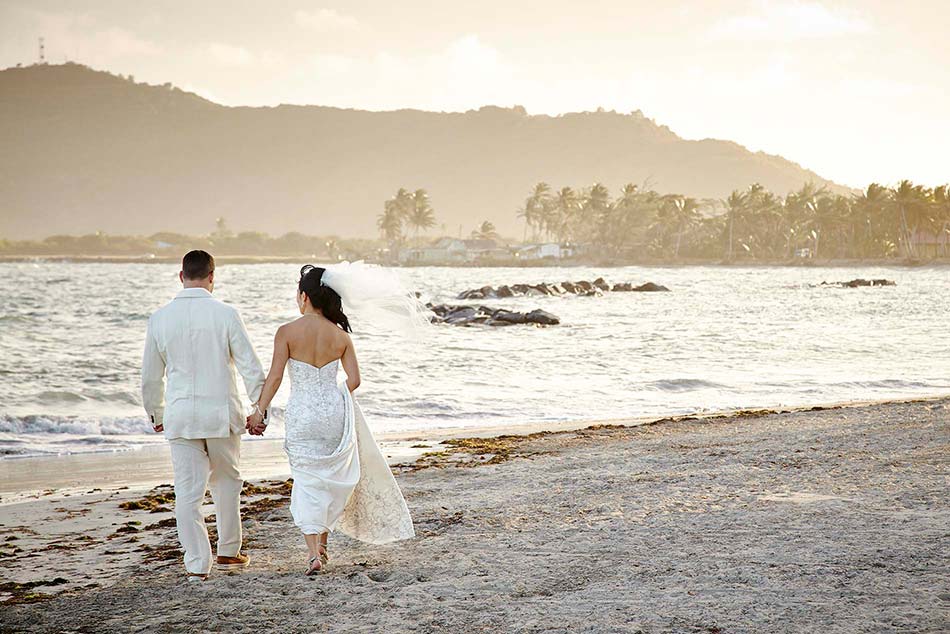 destination wedding photography St Lucia at Coconut Bay resort