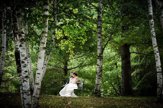 McMichael Gallery wedding photography